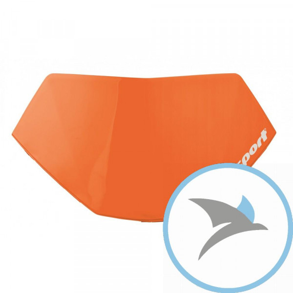 Startnummerntafel orange Scheinwerfer MASKE Halo - 8657400020