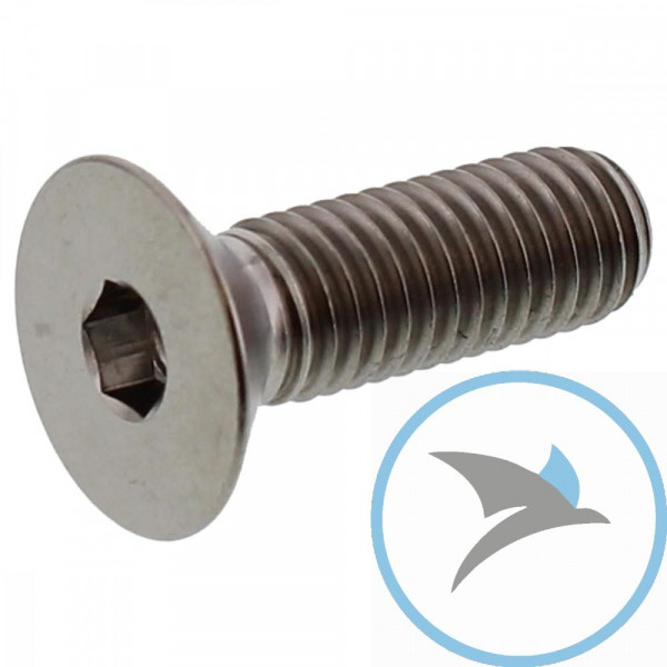 SCHR SENK JMP BOLT - M8X1.25MM 25MM TI