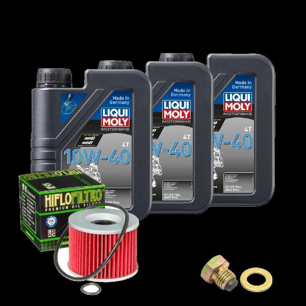 Kawasaki GTR 1000 A Service Kit Ölwechsel Öl LIQUI MOLY 10W-40 Ölfilter