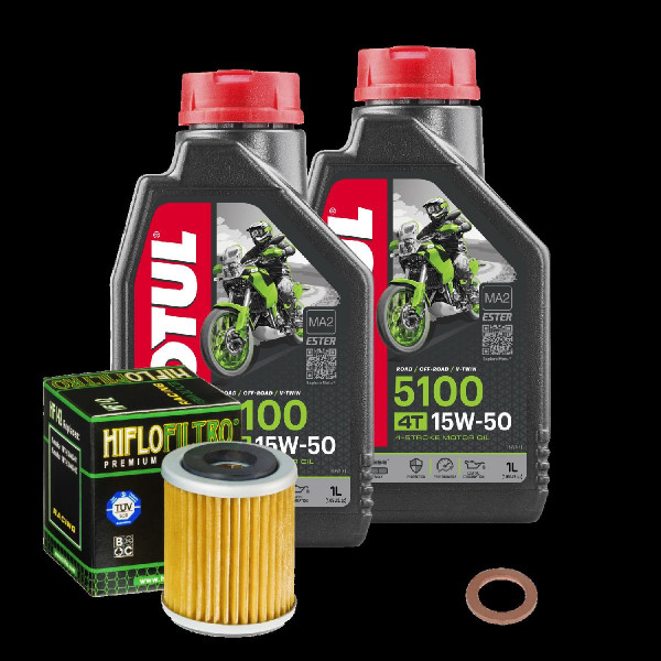 Yamaha YZ 426 F Service Kit Ölwechsel Öl Motul 5100 15W50 Ölfilter