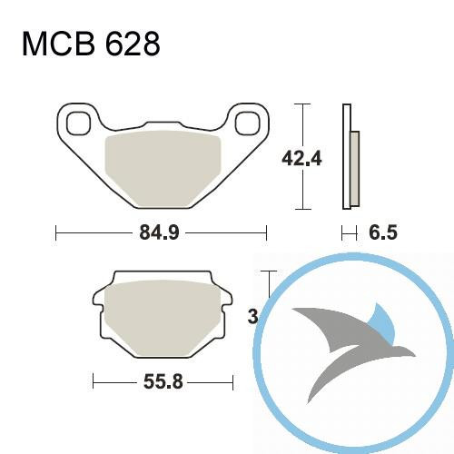 BR KLOTZ STD TRW - MCB628