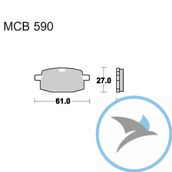 Bremsklotz Standard TRW - MCB590