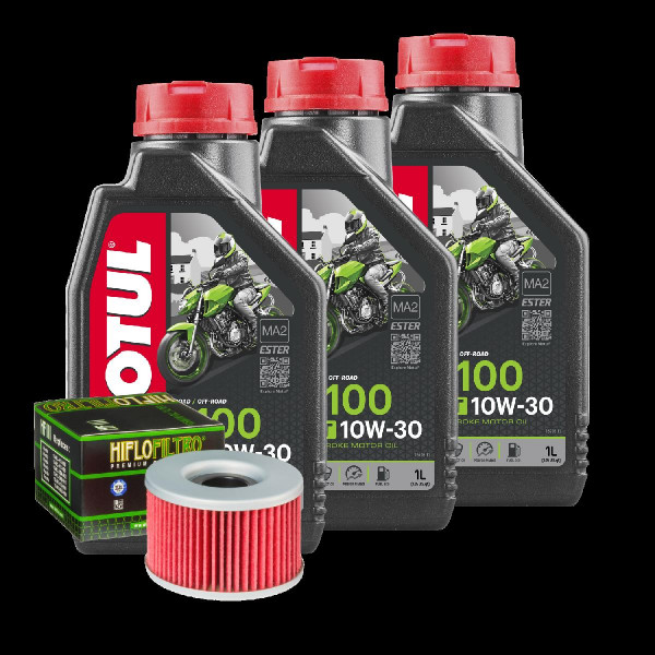 Honda TRX 680 FA Fourtrax Rincon Service Kit Öl Motul 5100 10W30 Ölfilter