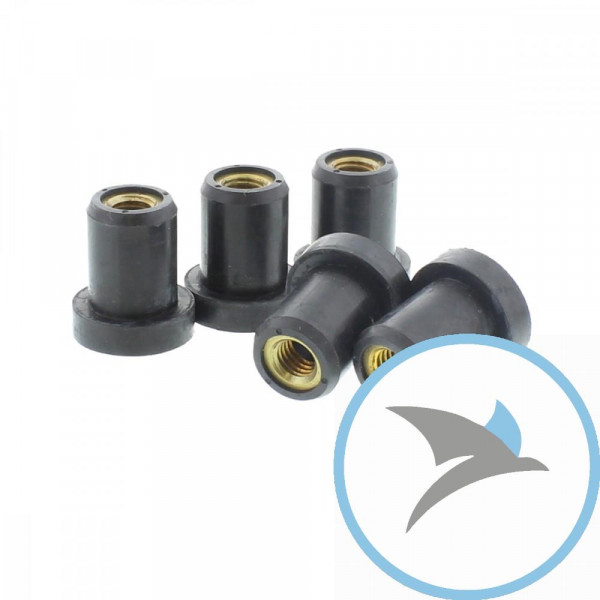GUMMIMUTTER Satz Pro Bolt M8X1.25 28MM - LRN8 SET10