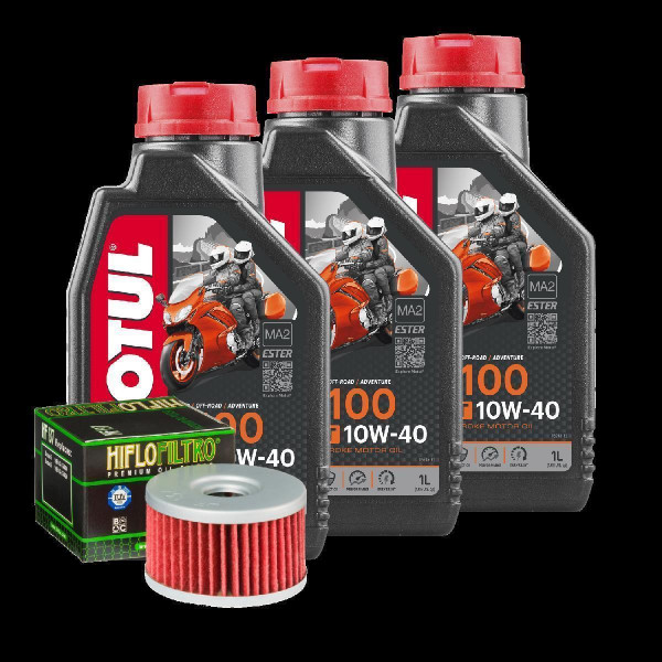 Suzuki DR 800 SU Big Service Kit Ölwechsel Öl Motul 7100 10W40 Ölfilter