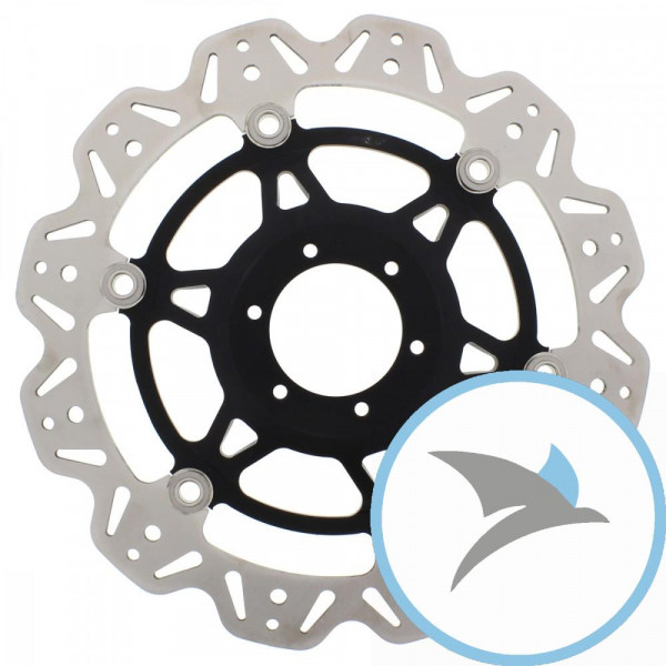 Bremsscheibe VEE EBC schwarz - VR1136BLK