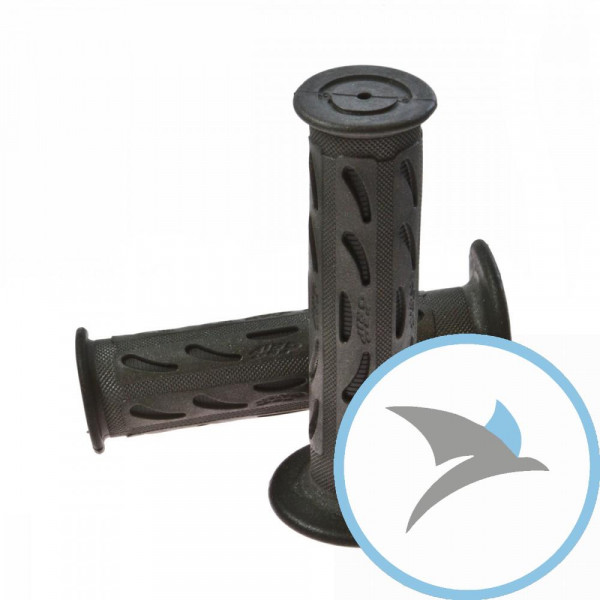 Griffgummi 724 schwarz/schwarzD.22 mm. L.125 mm geschlossen - PA072400NE02
