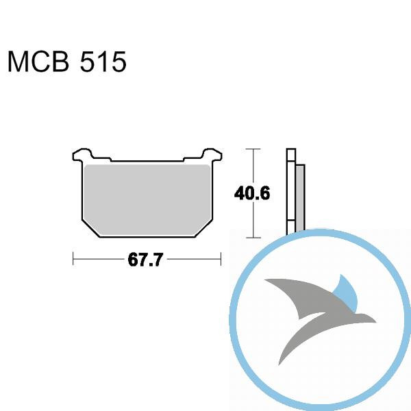 Bremsklotz Standard TRW - MCB515