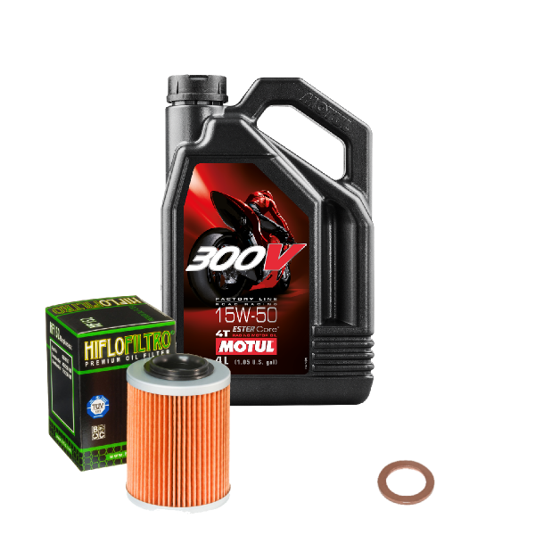 Aprilia RSV 1000 R Factory Service Kit Ölwechsel Öl Motul 300V 15W50 Ölfilter