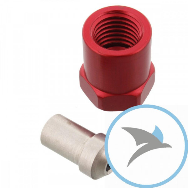 Innengewinde beweglich Vario TYP620 IGL M10 x 1.00 rot