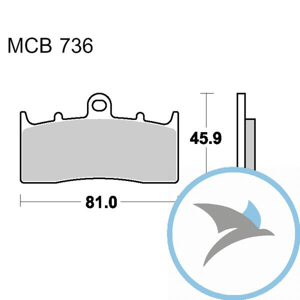 Bremsklotz Sinter SRT TRW - MCB736SRT