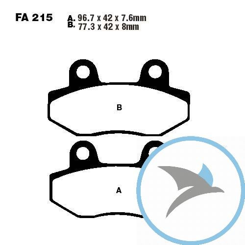 Bremsklotz Sinter HH EBCAlternative: 7874639/2575/4647