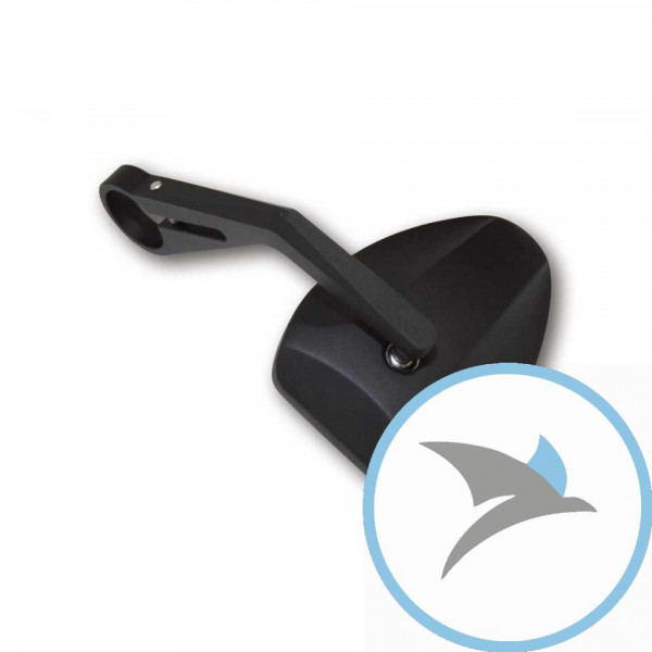 Spiegel Lenkerende schwarz Highsider - 301-782