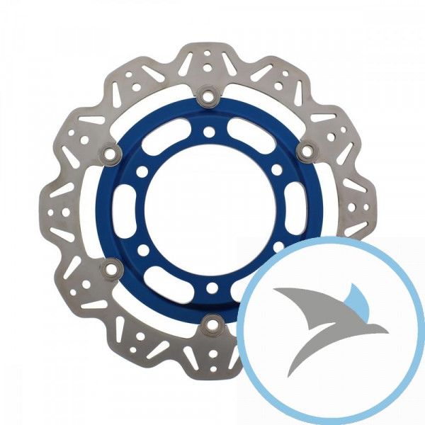 Bremsscheibe VEE EBC blau - VR640BLU