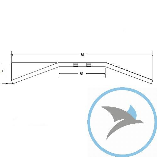 Lenker Stahl schwarz mit Kabelkerbe 1Zoll TRW Dragbar LONG - MCL120SKK