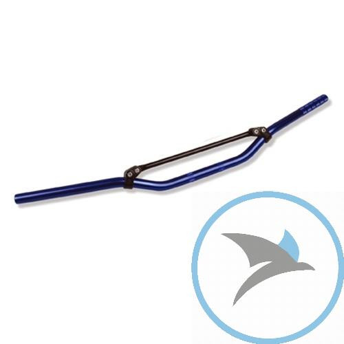 Lenker Alu blau 22mm TRW Cross niedrig - MCL153B