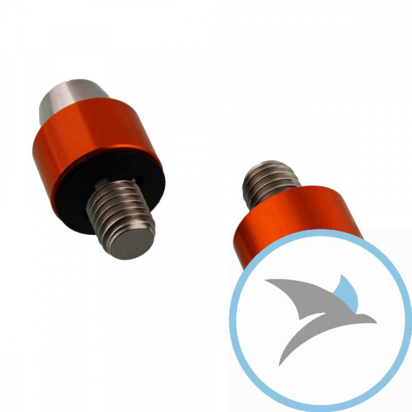 Schleifer Fussraste Pro Bolt M8 Titan orange - TISPARK8O