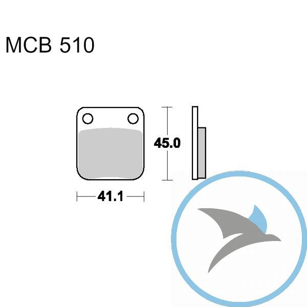 Bremsklotz Standard TRW oder 7326432 - MCB510