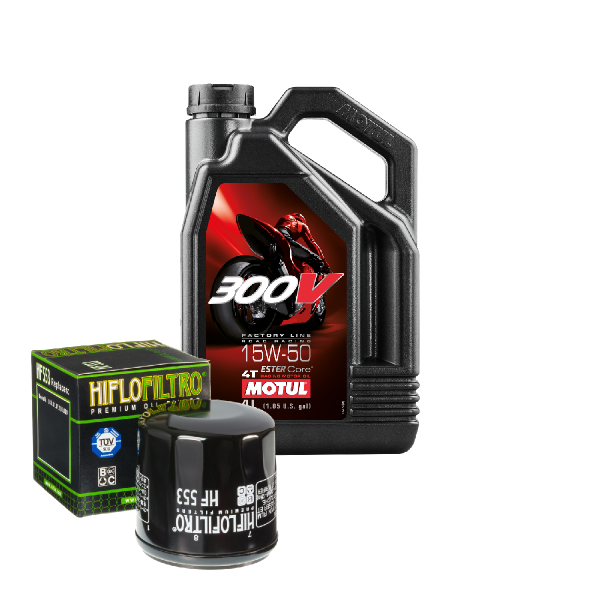 Benelli TNT 899 Century Racer Service Kit Öl Motul 300V 15W50 Ölfilter