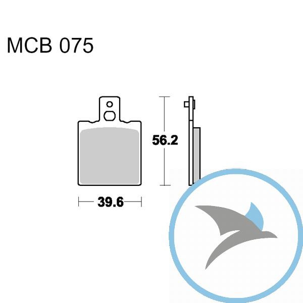 Bremsklotz Standard TRW oder 7326390 - MCB75