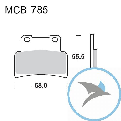 Bremsklotz Sinter vorne TRW oder 7322415 - MCB785SV