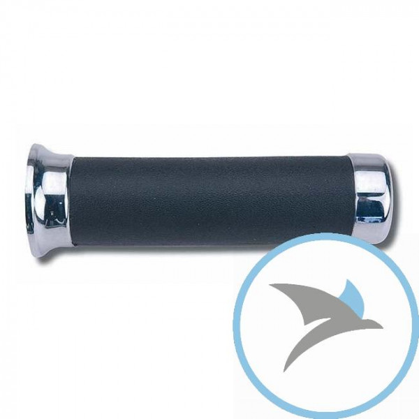 Griffgummi schwarz Domino D.22 mm L.145 mm geschlossen - 2470.82.40.04