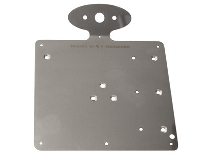 Genscher Nummernschildplatte für 255-955
