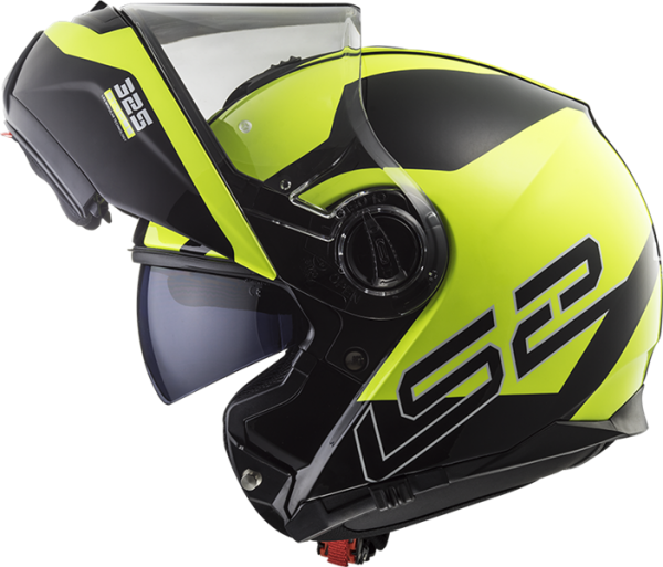 LS2 FF325 STROBE ZONE BLACK HI VIS YELLOW