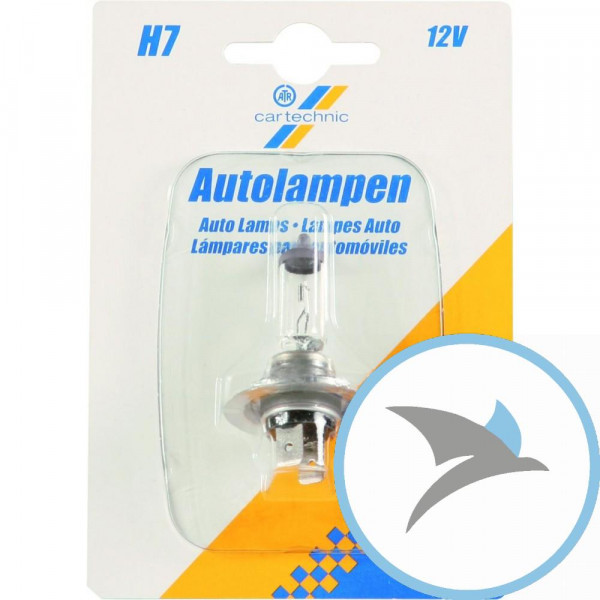Lampe H7 12V55W Cartechnic 1er Blister JMP 1590123 - 40 27289 00586 7