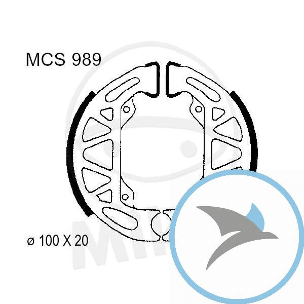 Bremsbacken ohne Feder TRW - MCS989