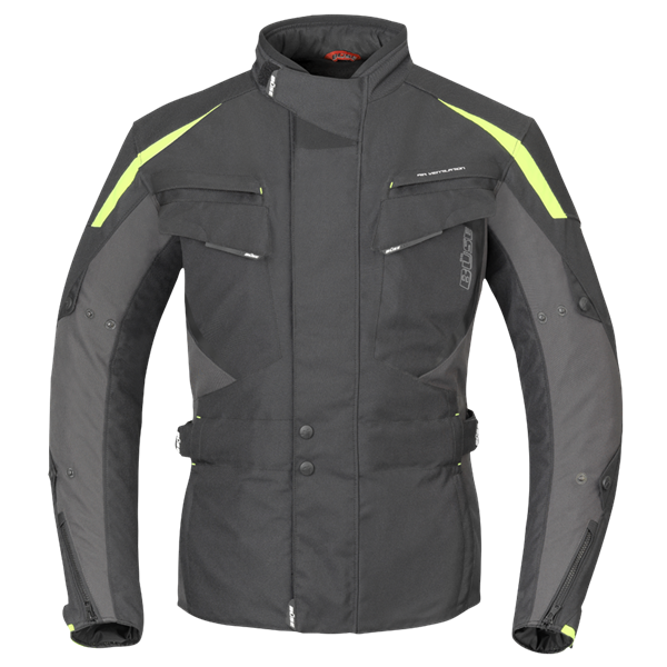 Büse Jacke Salerno Evo neon-gelb/schwarz