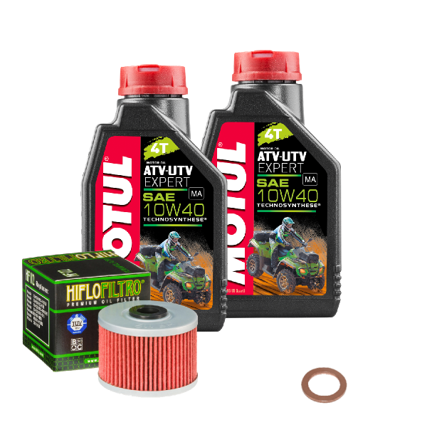 Honda TRX 700 XX Service Kit Ölwechsel Öl Motul ATV-UTV 10W40 Ölfilter