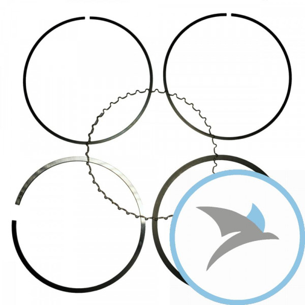 Kolbenring Satz Athena verchromt - S41316029