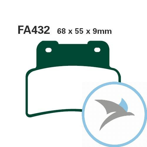 Bremsklotz Standard EBC oder 7874688 - FA432