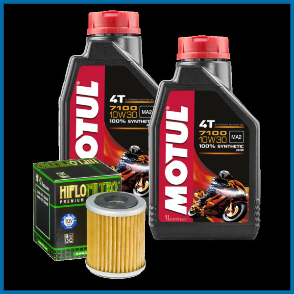 Yamaha TTR 250 Service Kit Ölwechsel Öl Motul 7100 10W30 Ölfilter