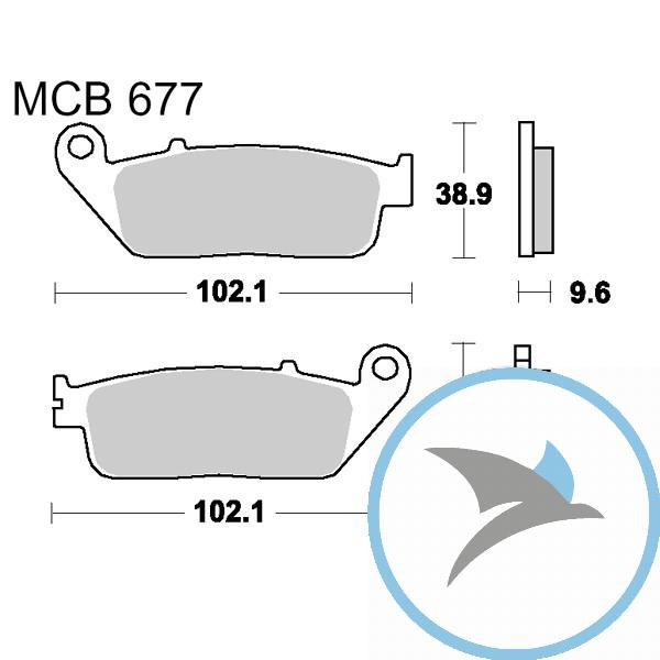 Bremsklotz Standard TRW - MCB677
