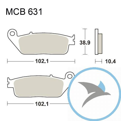 Bremsklotz Standard TRW - MCB631