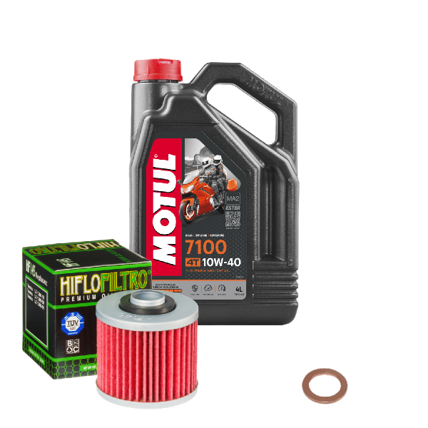 Yamaha TDM 850 H Service Kit Ölwechsel Öl Motul 7100 10W40 Ölfilter