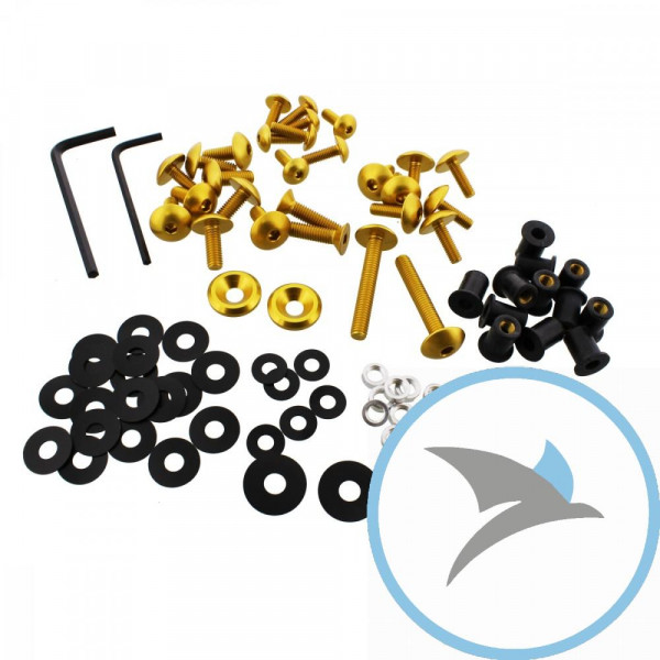VERKLEID Schraube Satz Pro Bolt alu gold - FHO088G
