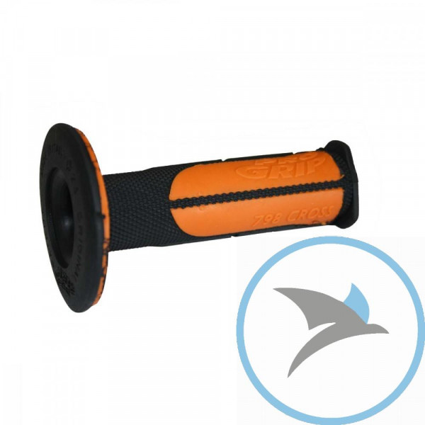 Griffgummi schwarz/orange D.22/25 mm. L.115MM geschlossen - PA079800NEAC