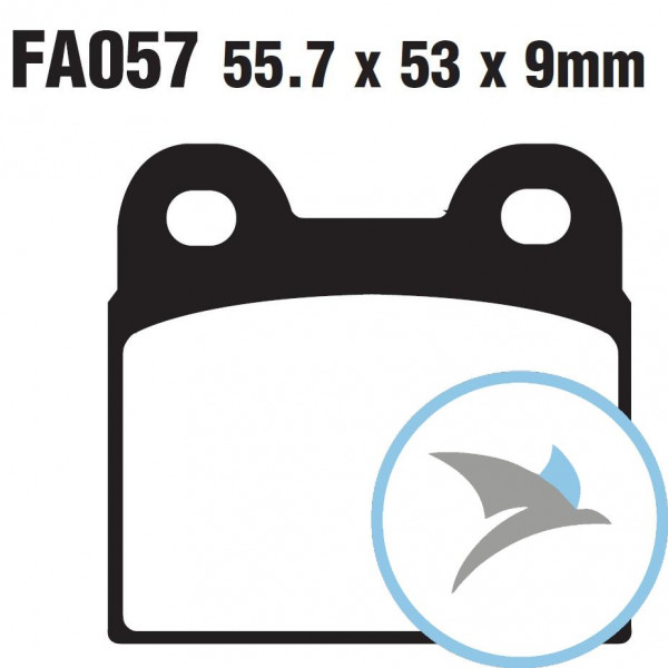 Bremsklotz Semi-Sinter V EBC - FA057V
