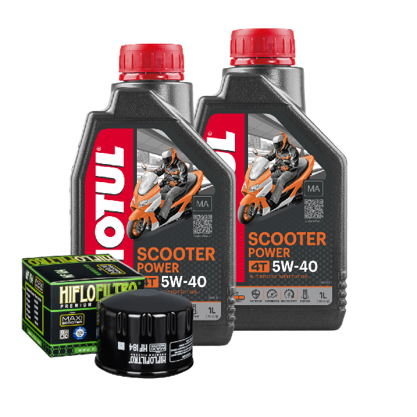 Gilera Nexus 500 Service Kit Ölwechsel Öl Motul Scooter 5W40 MA Ölfilter