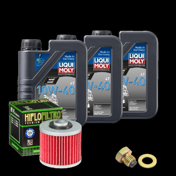 Yamaha TT 600 S Service Kit Ölwechsel Öl LIQUI MOLY 10W-40 Ölfilter