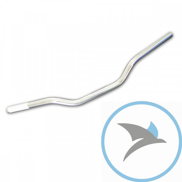 Lenker Stahl chrom 22 mm Fehling Superbike - 7790