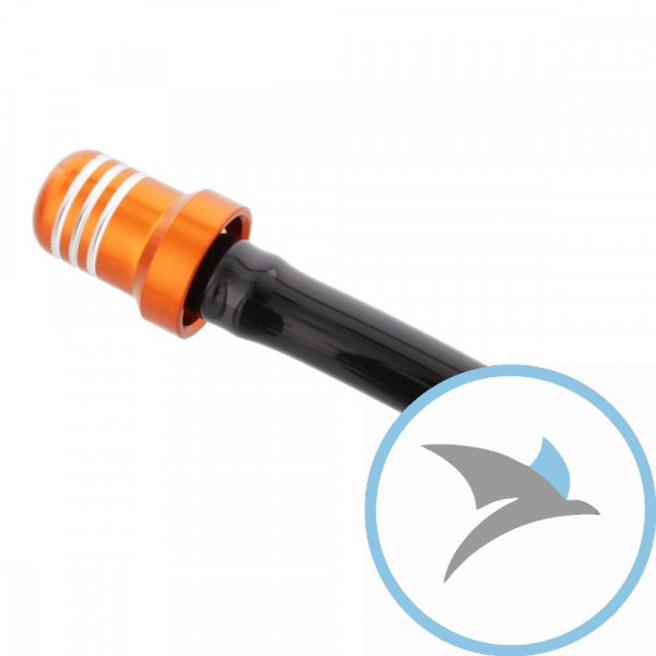 Entlüfterschlauch alu orange JMP
