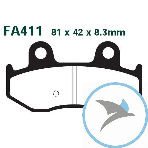 Bremsklotz Standard Scooter EBC - SFA411