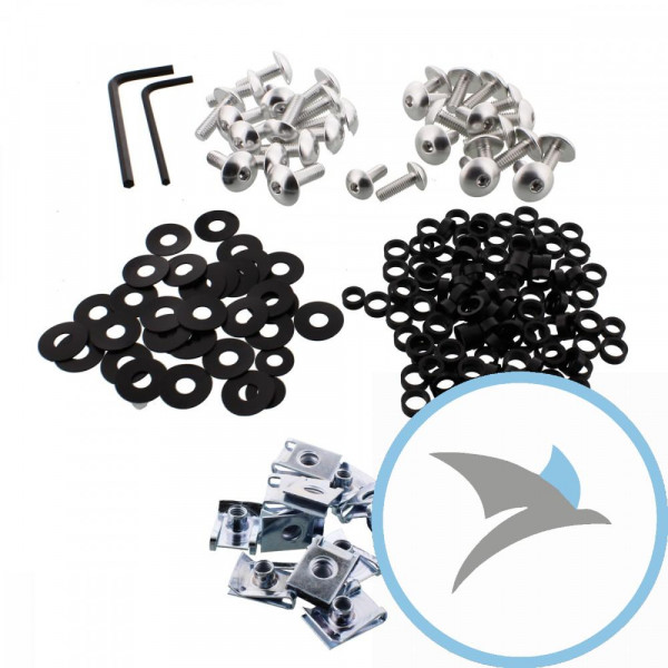 VERKLEID Schraube Satz Pro Bolt alu silber - FYA399S