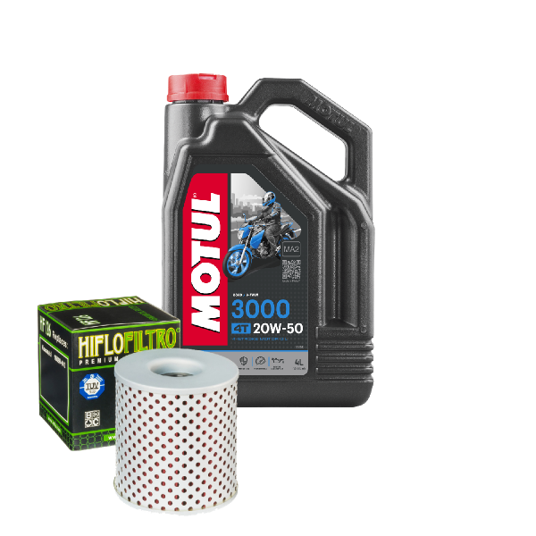 Kawasaki Z1 900 Service Kit Ölwechsel Öl Motul 3000 20W50 Ölfilter