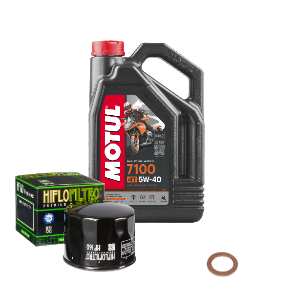 BMW S 1000 R ABS Service Kit Ölwechsel Öl Motul 7100 5W40 Ölfilter