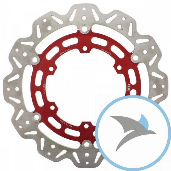 Bremsscheibe VEE EBC rot - VR2128RED